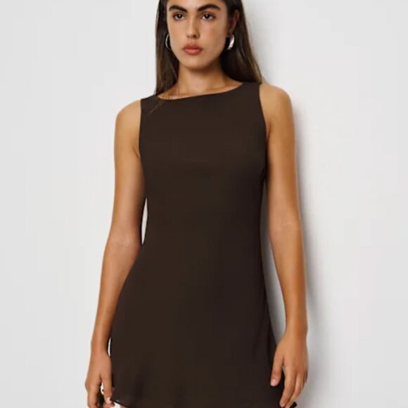 NWT Reformation Dale Dress Brown - Size S - Picture 3 of 5